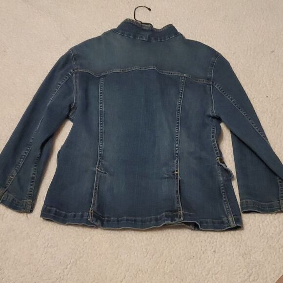 Y2K Mossimo Seamed Jacket With Patch Pockets - Picture 2 of 6